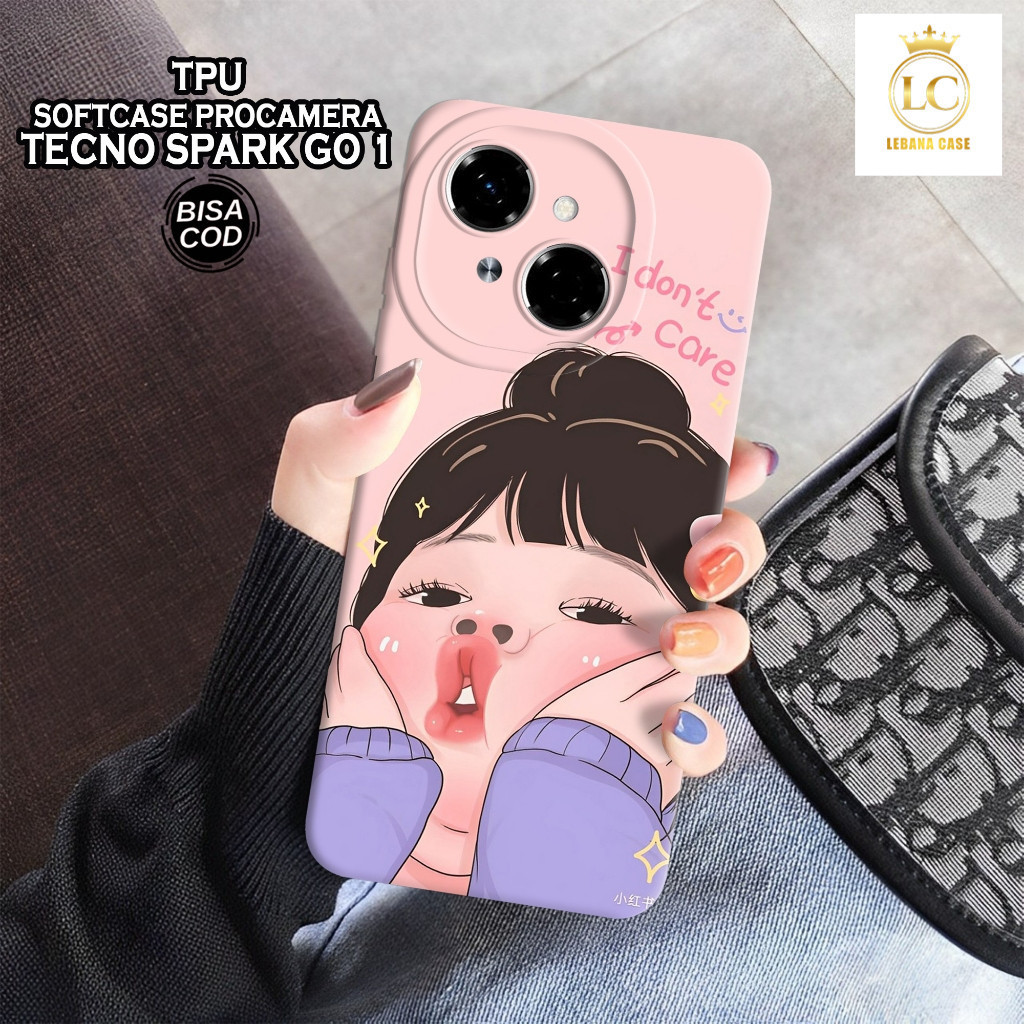 เคส HP ล่าสุด Tecno Spark GO 1 2024 - เคสแฟชั่นสาวอ้วน - Tecno Spark GO 1 2024 Softcase - เคสกล้อง P