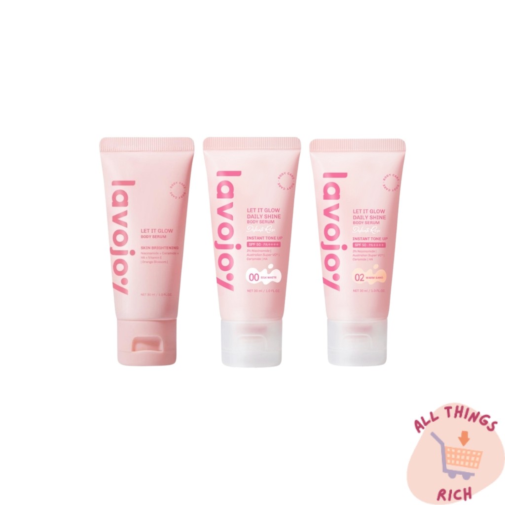 lavojoy Let It Glow Body Serum Orange Blossom 30ml. เลาโวจอย อุดมไปด้วย ไนอาซินาไมด์ เซราไมด์