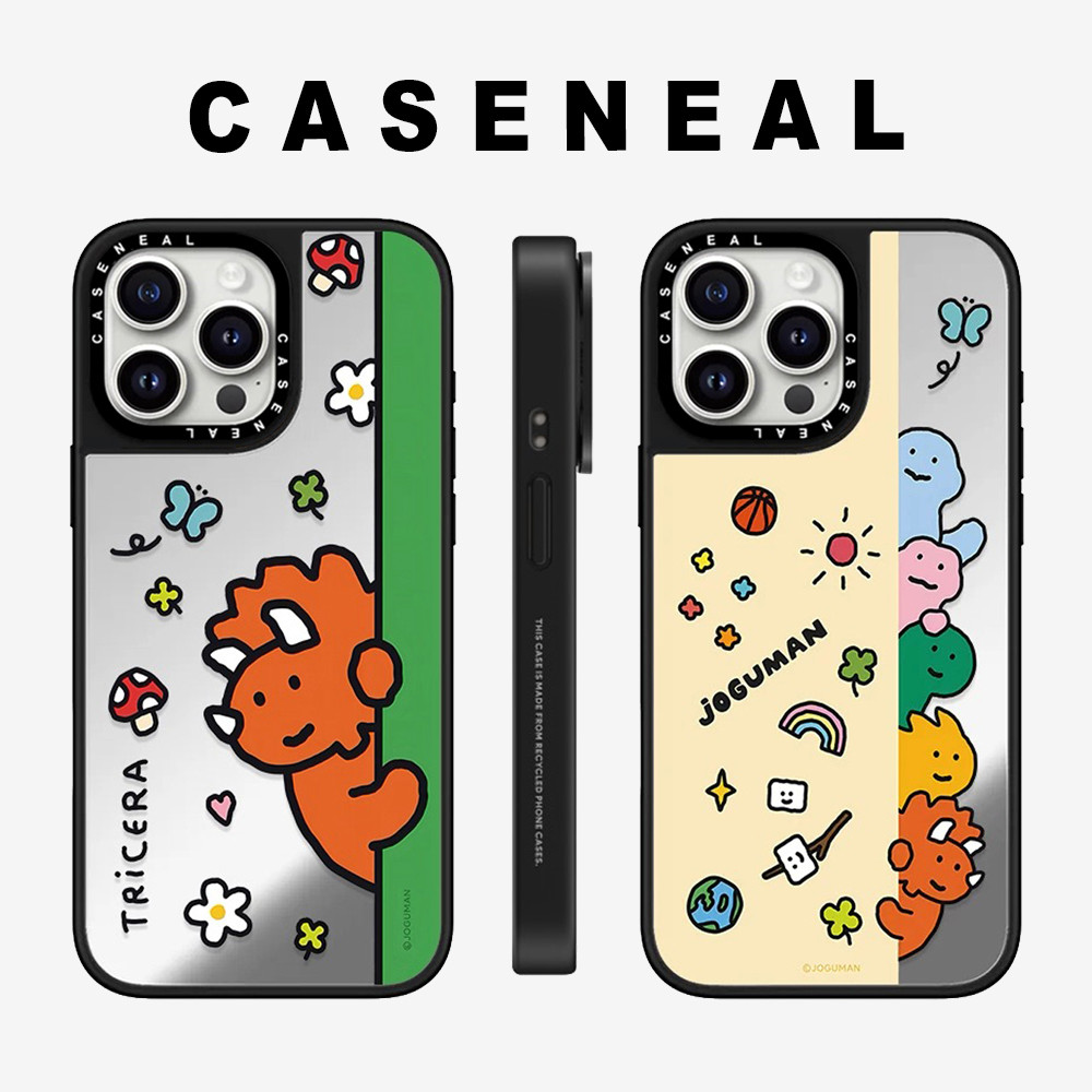 Drop proof CASENEALเคสโทรศัพท์สําหรับiPhone 17ProMax 17pro 17 air 16promax 16 15promax 15 14promax 13 13Promaxเคสแข็งไดโนเสาร์น่ารัก12 12PromaxกรณีiPhone 11กรณีคุณภาพสูง