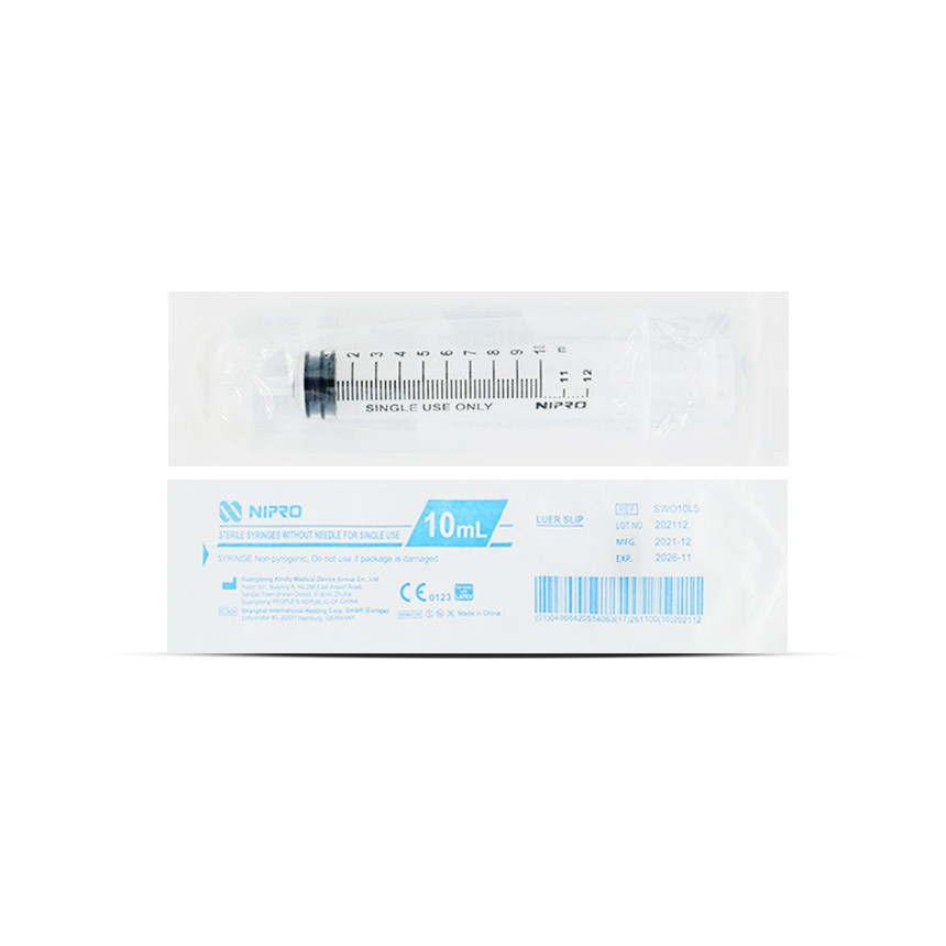 Syringe Nipro 10 ml (ธรรมดา ไม่มีเข็ม) กระบอก 10 ml