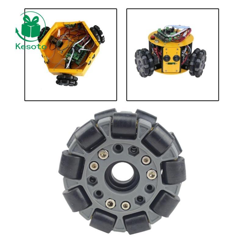 [Ehoyoxa] Robot Omni Wheel Replacement Maintenance Rubber Roller อะไหล่ยืดหยุ่นง่าย
