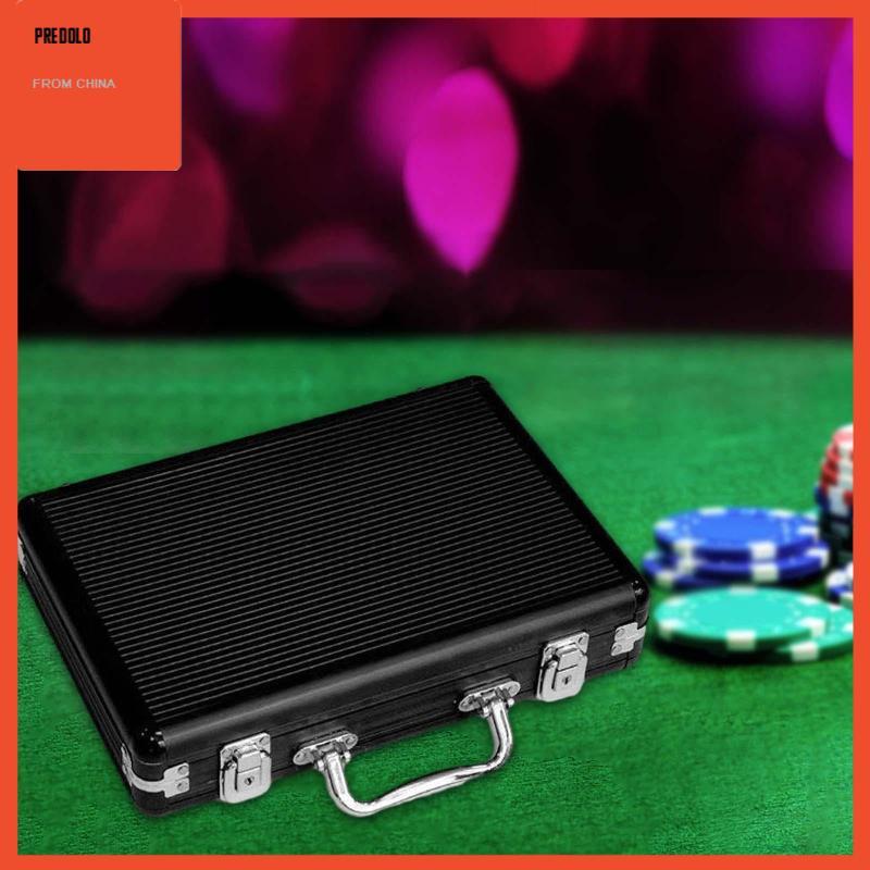[Predolo] Chip Case Casino Token Case Gambling การ์ดที่ทนทานกล่องคอนเทนเนอร์