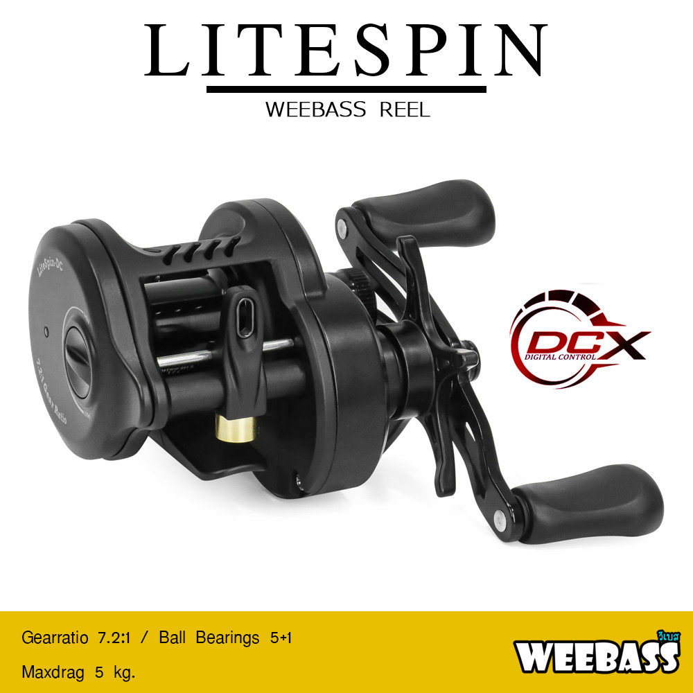 WEEBASS รอก - รุ่น LITESPIN DCX รอกเบทหยดน้ำ รอกเบทกลม