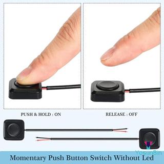 YosunBin] 1 PC Push Button Pre-wired กันน้ํา Momentary Push …