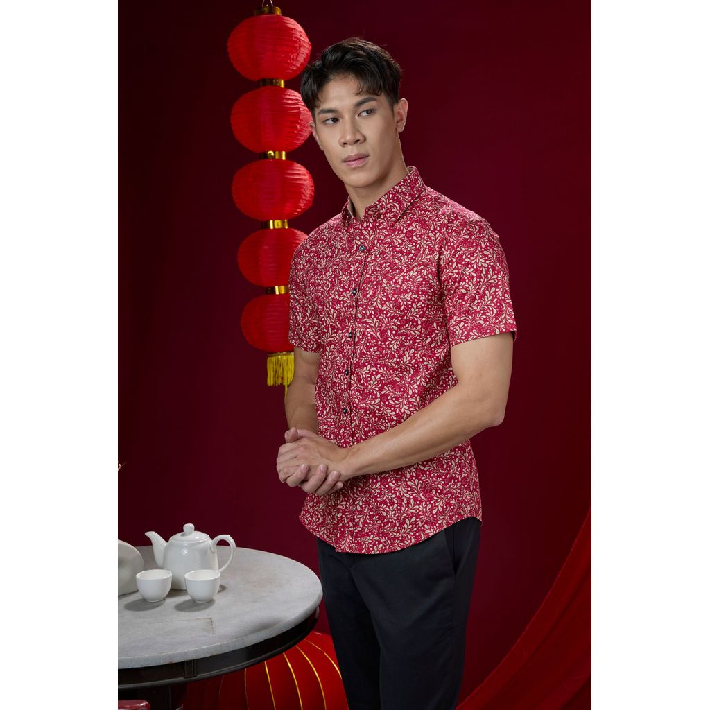 I Am เสื้อเชิ้ต Slim Fit อันโด่งดัง - CNY 2026 Flower