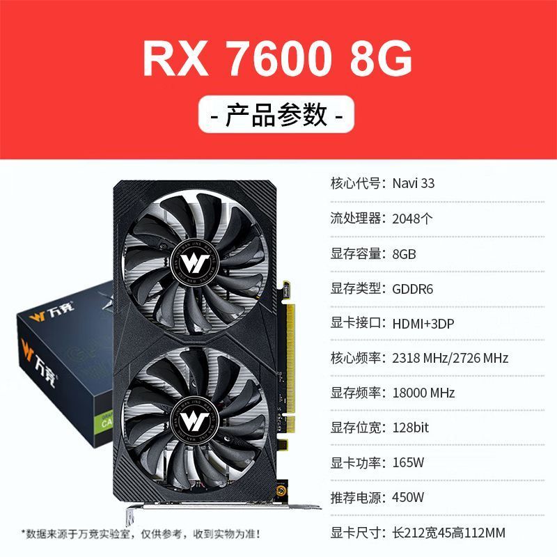 【RX7600/XT】การ์ดจอ AMD 8G/16G กล่องแท้ใหม่ สำหรับเกม