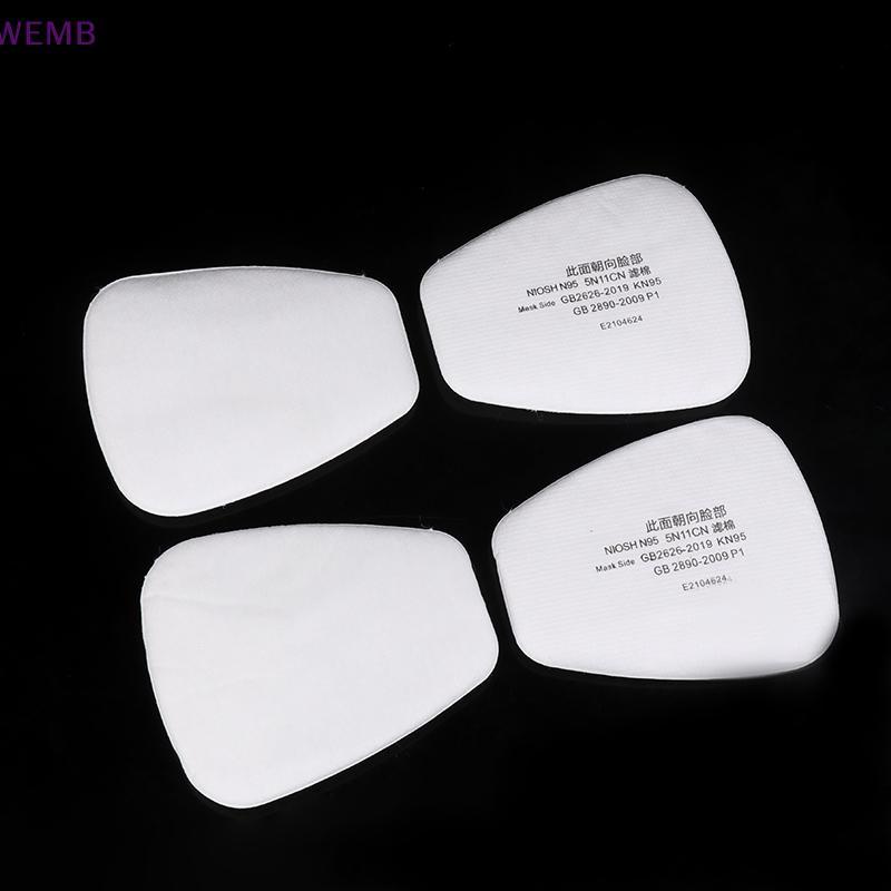 WEMB 10 ชิ้น 5N11 ฝุ่นกรองผู้ถือกระดาษสําหรับ 6001-6200/7502/6800 เคมี ing ภาพวาด Respirator หน้ากากแก๊สอุปกรณ์เสริมใหม่