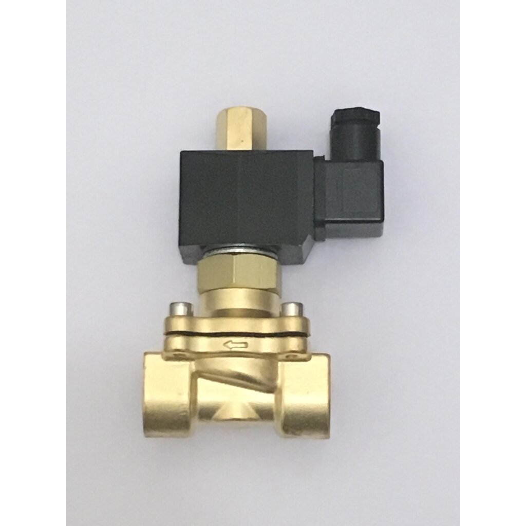 ซลินอยด์วาล์วทองเหลือง 3/4 นิ้ว 220VAC แบบ NO | Solenoid Valve Brass Normally Open | OEM คุณภาพสูง
