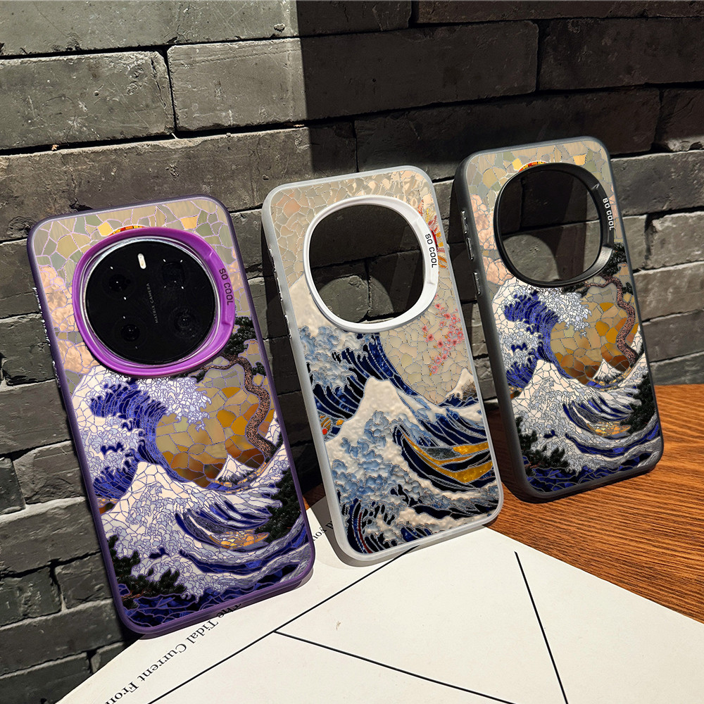 Great Wave off Kanagawa (Ukiyo-e) Micro Matte Hard เคสโทรศัพท์สําหรับ Honor Magic 8 Pro /7 Pro /6 Pr