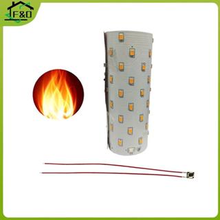 F&O 3.7V พลังงานแสงอาทิตย์เปลวไฟ LED โคมไฟ PCBA จําลองไฟฉายพ…