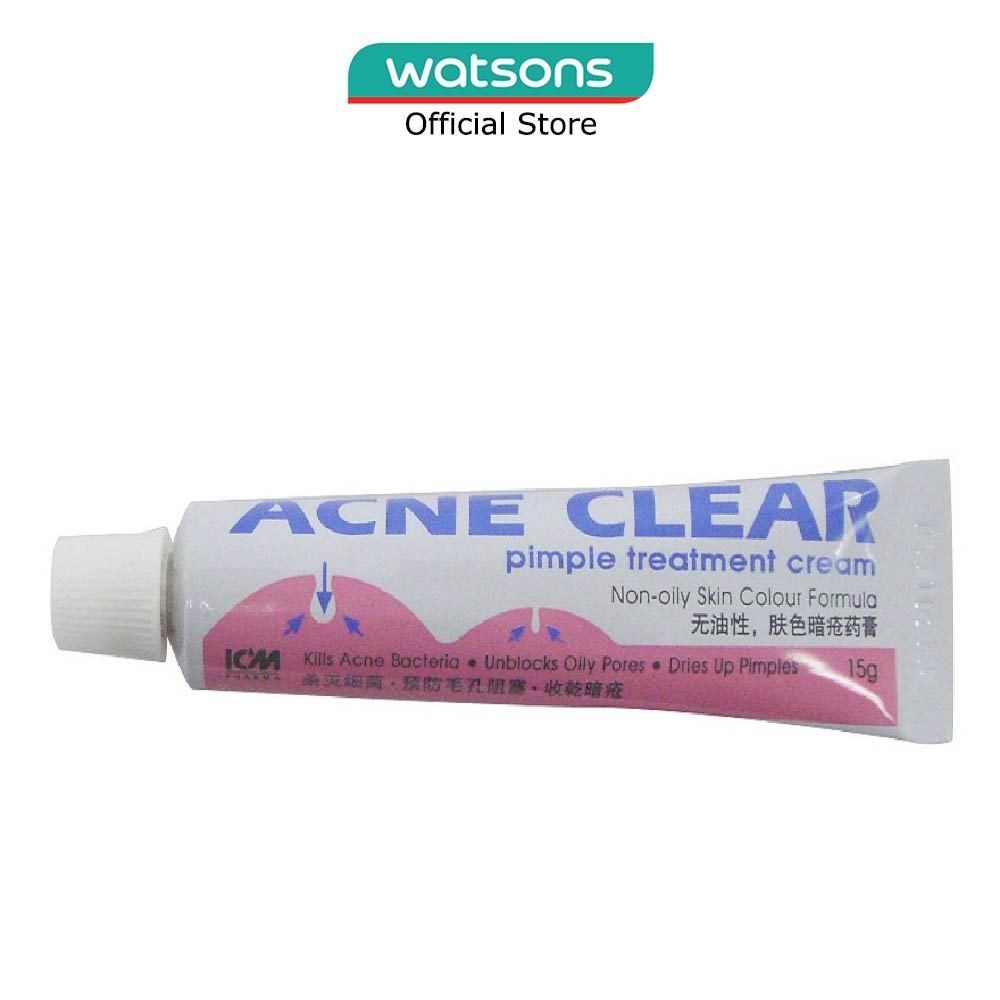 ICM PHARMA Acne Clear Pimple Treatment Cream 15g
