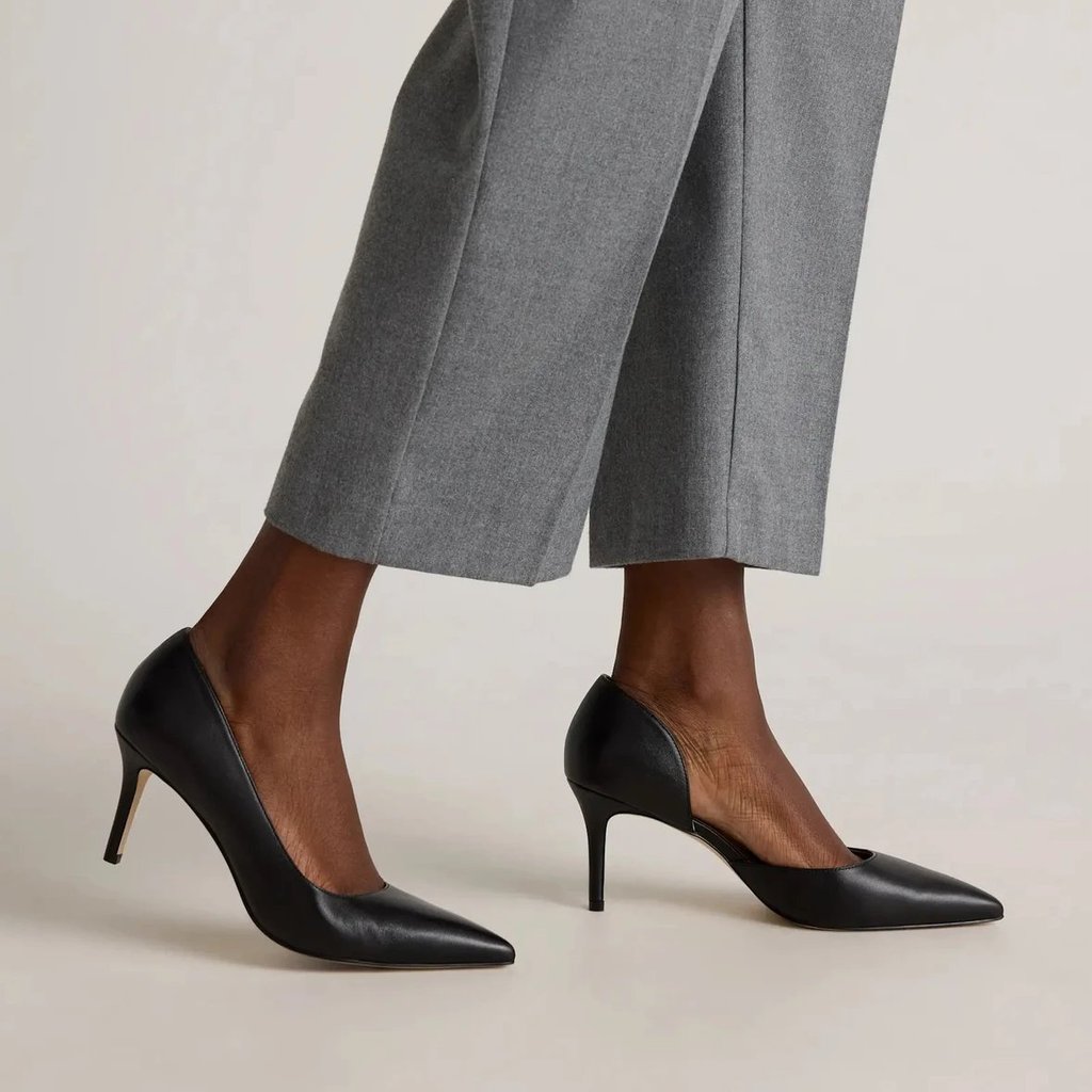 37.5 ขนาด!รองเท้าผู้หญิงการค้าต่างประเทศ!รองเท้าผู้หญิงอเมริกันยุโรป!Quince เป็นแบรนด์หรูราคาถูกจากอ