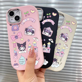 ส่งของเร็ว เคสสำหรับไอโฟน12 การ์ตูนคุลมี สนุก เคสมือถือกล้องสีเงิน for IPhone17 16 11 12 13 14 15Pro MAX XS XR 6/7/8PLUS