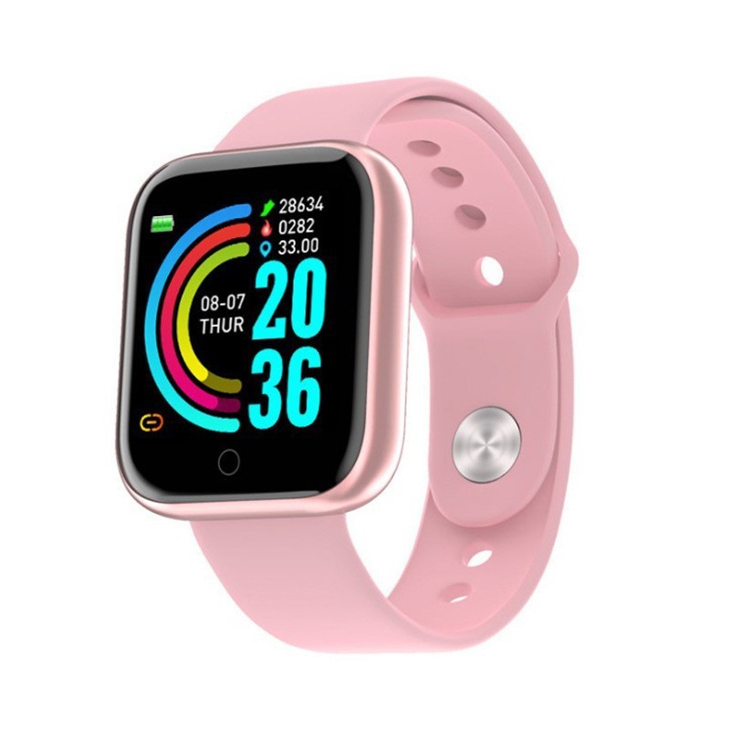 Y68 สร้อยข้อมือสมาร์ทผลิตภัณฑ์ใหม่สมาร์ทวอทช์ข้ามพรมแดน D20 Step Counter Heart Rate 1.44 หน้าจอ