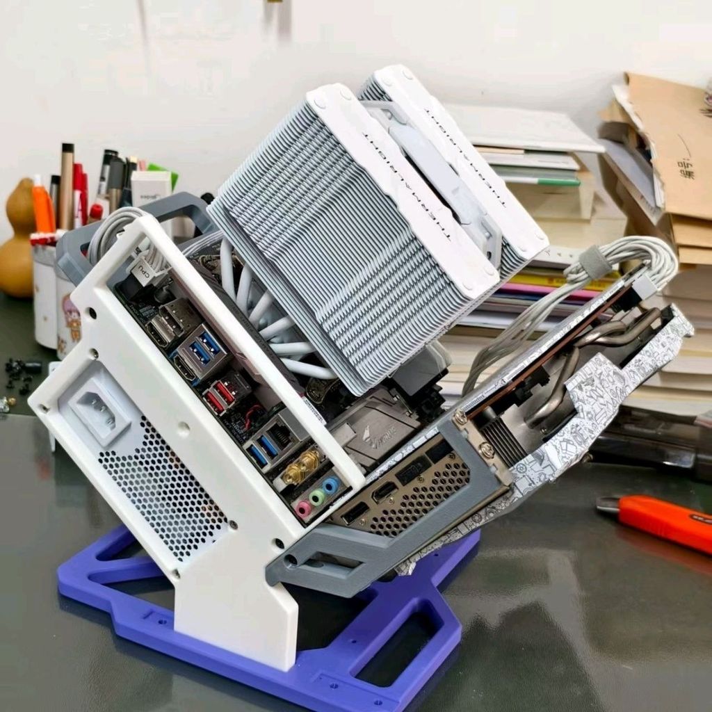 คอม คอมประกอบ ITX Mini Open diy Household Rack itx Chassis เปิดแชสซีเรียบง่าย