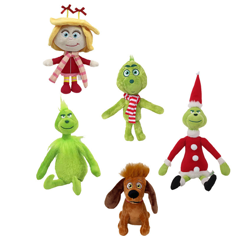 Grinch Christmas grinch grinch Christmas Green Monster Plush Toy ตุ๊กตาสีเขียว ตุ๊กตา grinch Doll Re