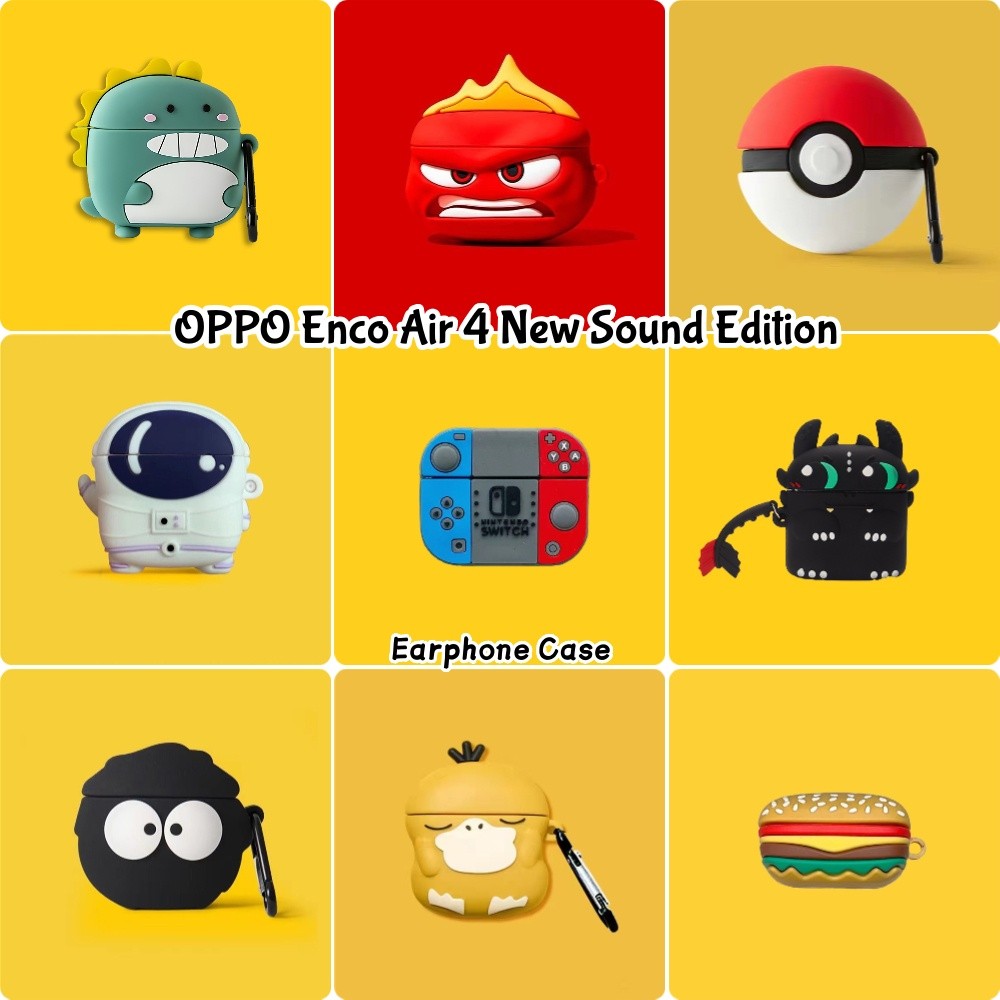 READY STOCK!นําไปใช้กับ OPPO Enco Air 4 New Sound Edition เคส Case เคสหูฟัง คอลเลกชันน่ารัก ซิลิโคนน