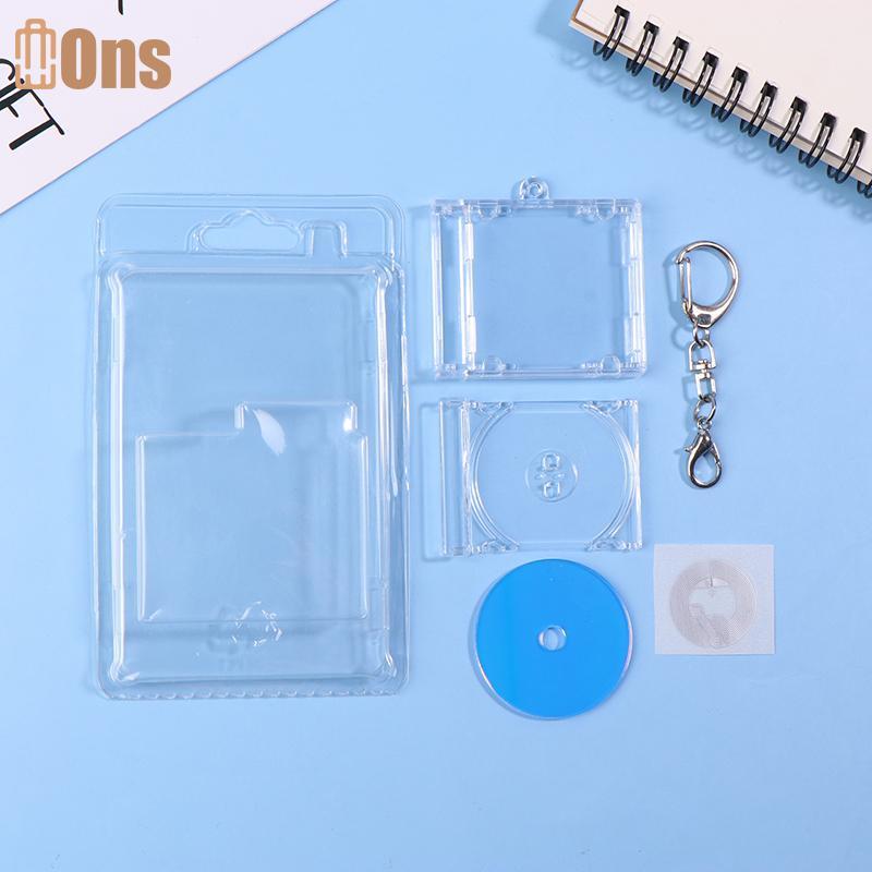 Ons 1 ชุด NFC Functional CD Disc Case อุปกรณ์ต่อพ่วงอัลบั้มที่ระลึก Key Holder สําหรับ DIY Bapa จี้ที่