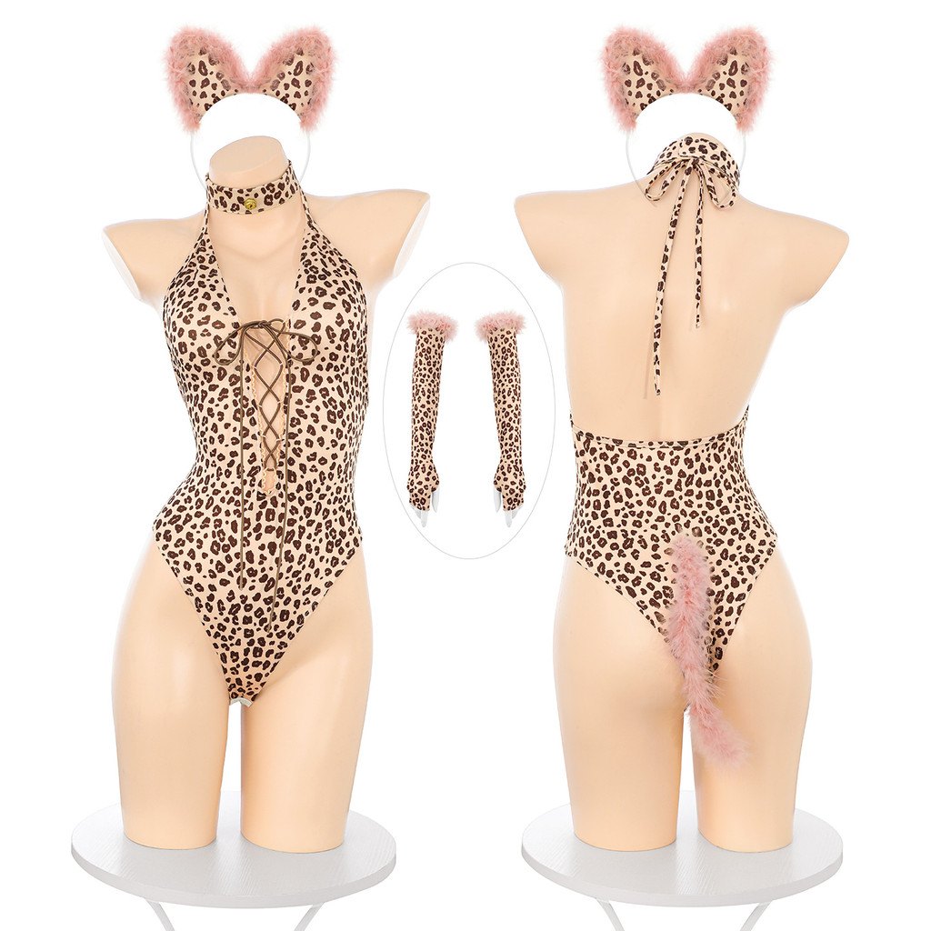 PANDA GIRL ชุดยั่วsex  ชุดคอสเพลย์  ชุดเซ็กซี่รัดรูป ❤️‍🔥 M-5XL | 40-100กก. P-204 - รูปที่ 4