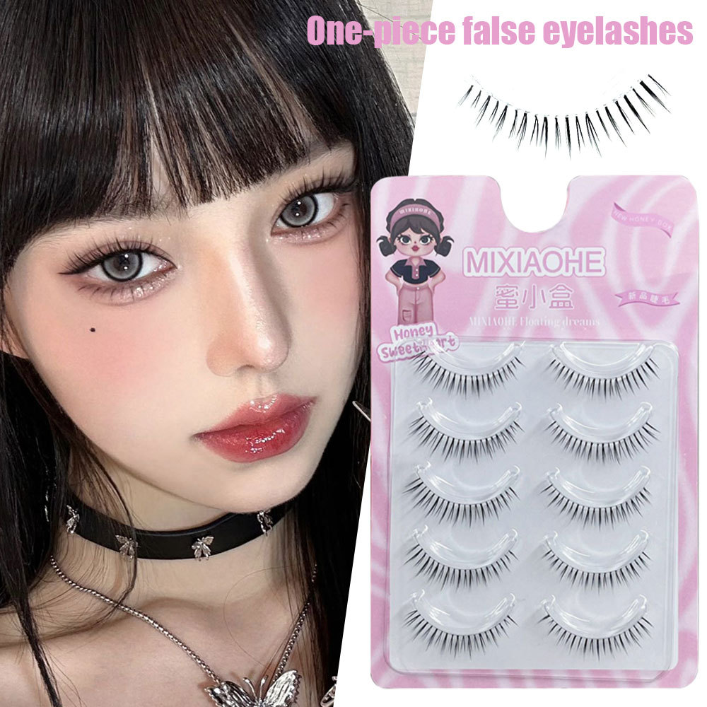 【Local Delivery】5 คู่ MXH327 ขนตาปลอม Natural Lash Extension Beauty สไตล์เกาหลี K-POP