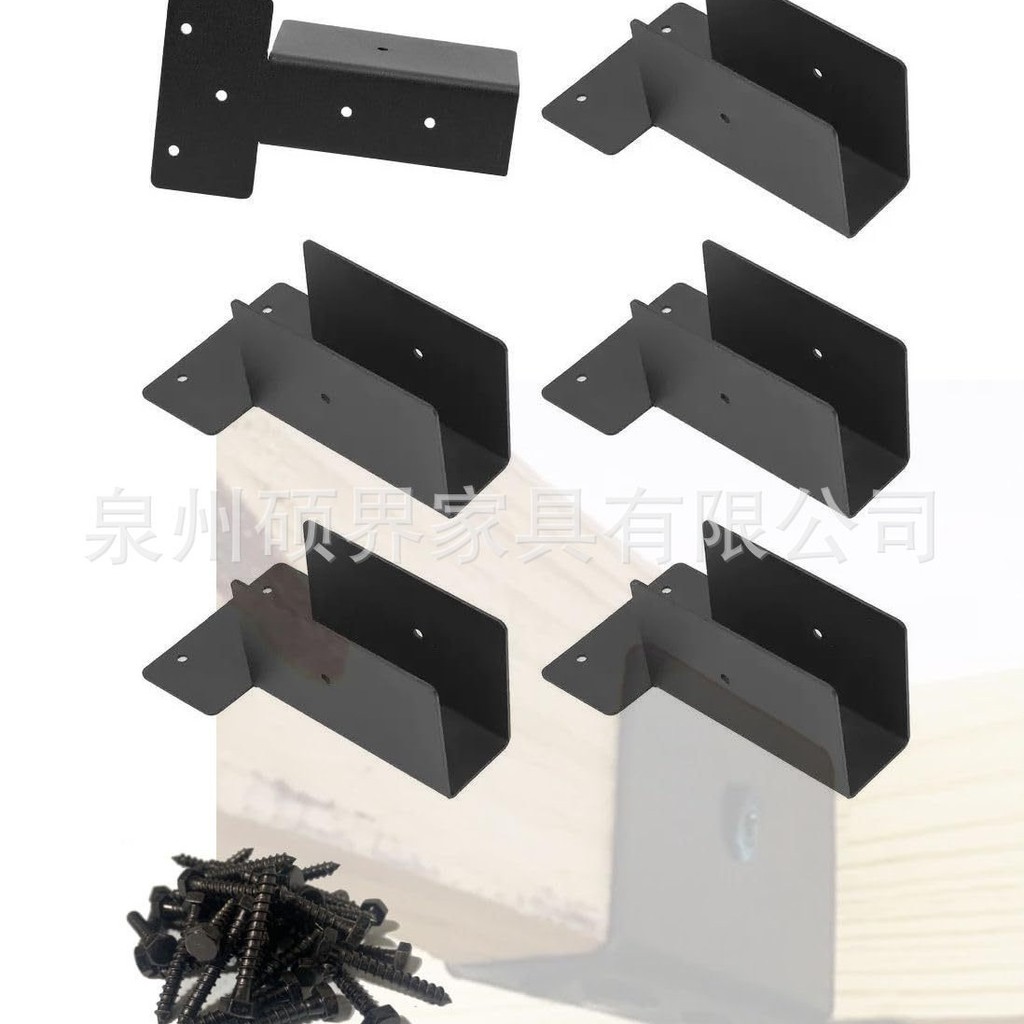 ไม้ Pergola Kit-Upper Mounting Bracket-Modular ขนาด Pergola Hardware มี 2 x 4 ไม้, 6 แพ็ค 4.6