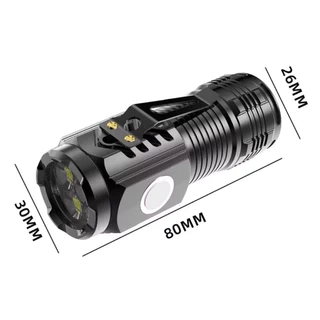GTRMALLSHOP (528B)ไฟฉายแรงสูง 3*LED ไฟฉายสว่าง ไฟฉายอเนกประสงค์ ขนาดพกพา ไฟฉายUSB