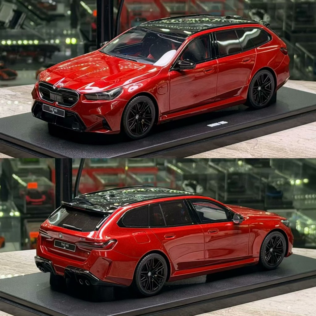[คลังสินค้าพร้อม] GT Spirit 1: 18 BMW M5 TOURING BMW M5 Travel Edition ถังเรซิ่นโมเดลรถ