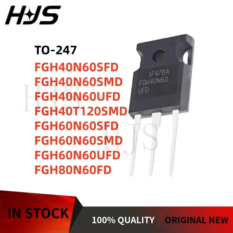 5 ชิ้น FGH40N60SFD FGH40N60SMD FGH40N60UFD FGH40T120SMD FGH60N60SFD FGH60N60SMD FGH60N60UFD เอฟเฟกต์