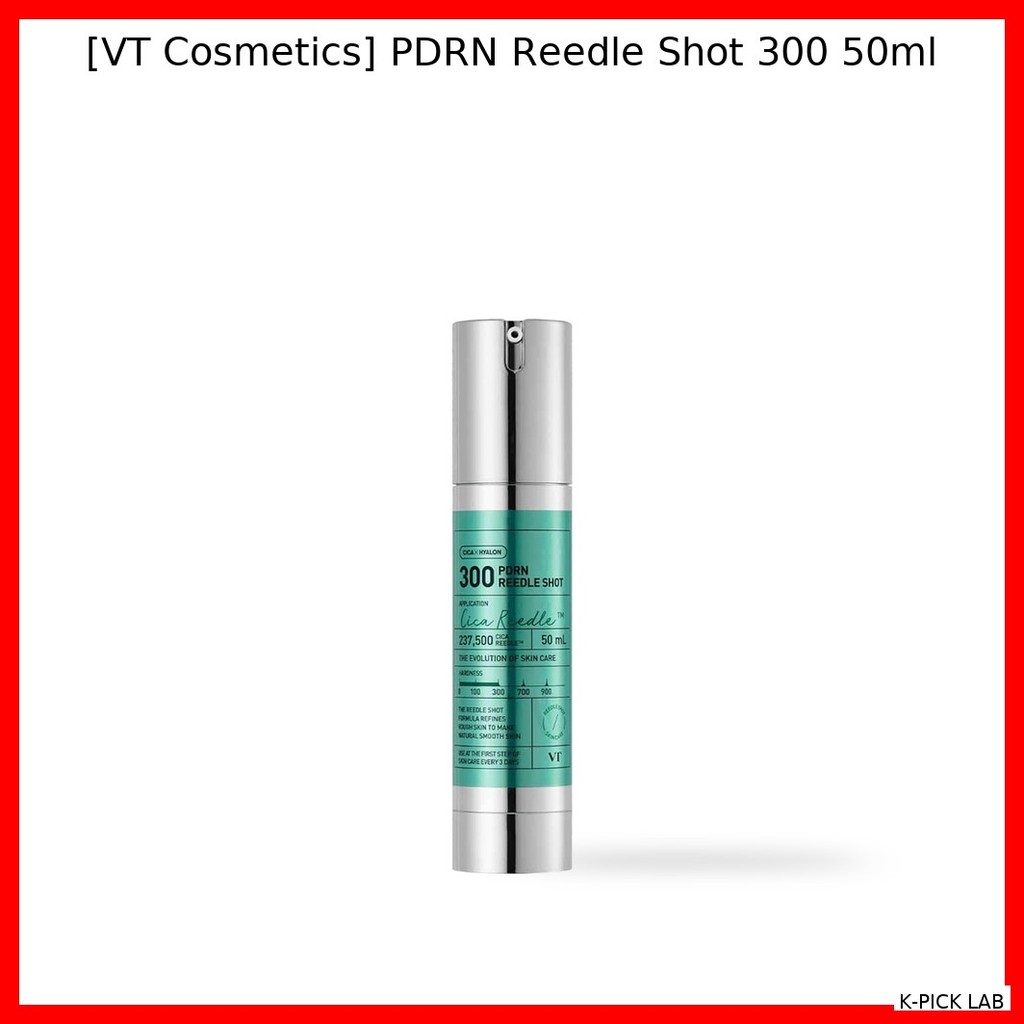 [VT Cosmetics] PDRN Reedle Shot 300 50ml / เซรั่มเกาหลี / Skin Vitality / ของแท้ 100% โดย K-PICK LAB