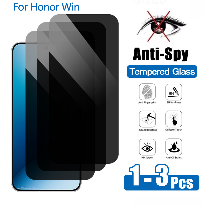 1-3 PCS สําหรับ Honor Win Anti-Spy กระจกนิรภัยสําหรับ Honor Win RT 500 Pro 400 Lite สมาร์ท 500 400 X