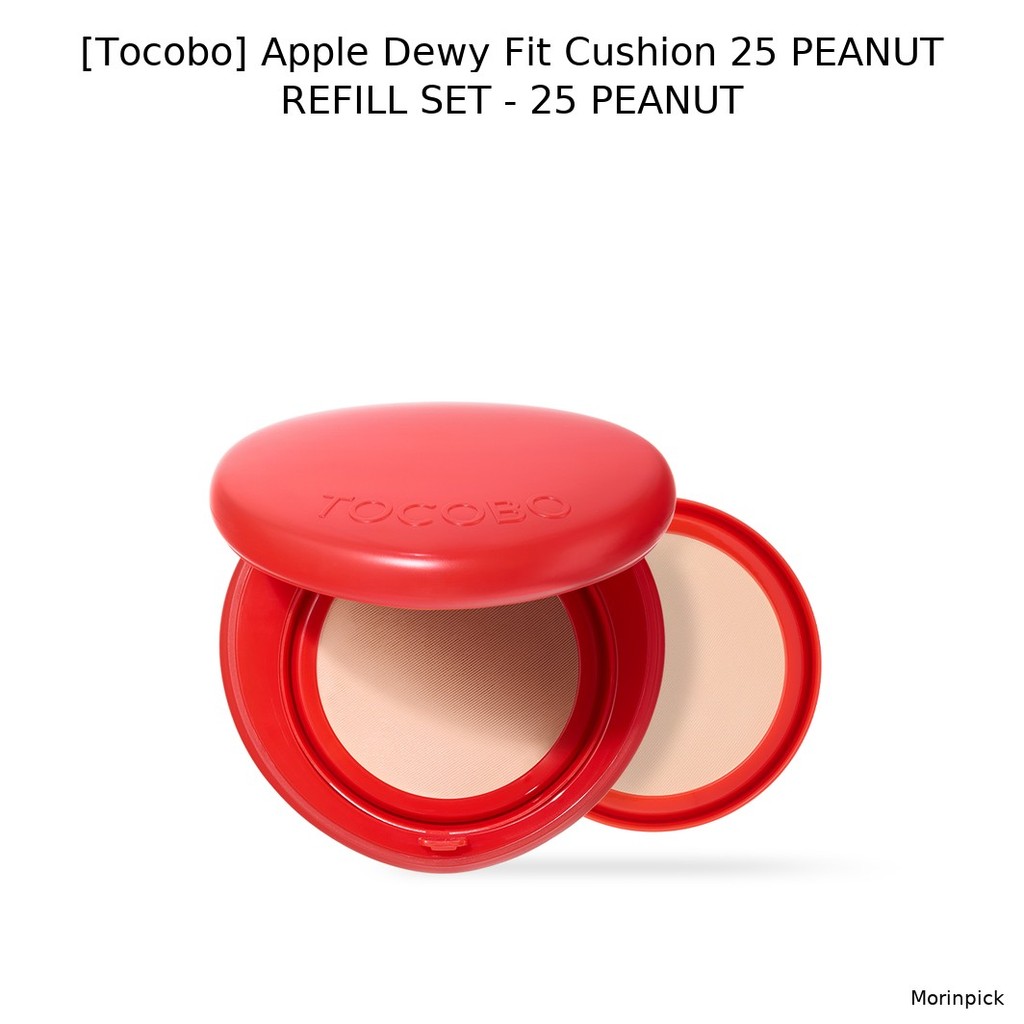 [Tocobo] Apple Dewy Fit Cushion 25 PEANUT REFILL SET - 25 PEANUT / Korean Cushion Refill / Dewy Fini