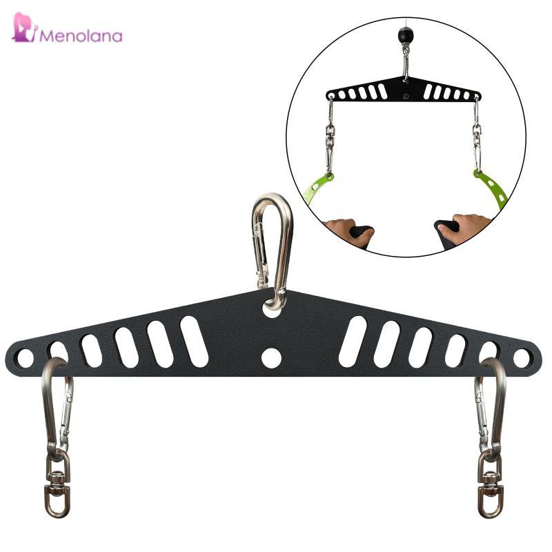 [Menolana] Lat อุปกรณ์เสริมแถวสายเคเบิล T-Bar แบบถอดได้ Multi-Grip Spreader Bar ที่จับ D เดี่ยวสําหร