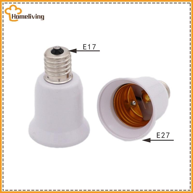 HOME E17 โคมไฟ Soet E17 ถึง E27 LED ฮาโลเจน CFL หลอดไฟอะแดปเตอร์ TH