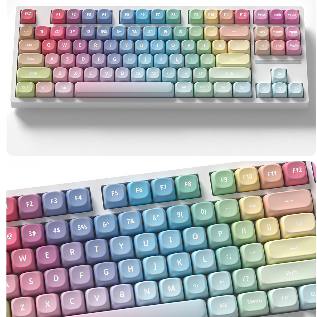 ชุดปุ่มกด PBT สี 121-คีย์ MOA รอบสูงน่ารักปรับให้เข้ากับ 60-108 พร้อมคีย์บอร์ดแบบกลไก ราคา ถูกที่สุด ดีลบีเคเค แกลเลอรีภาพที่ 5