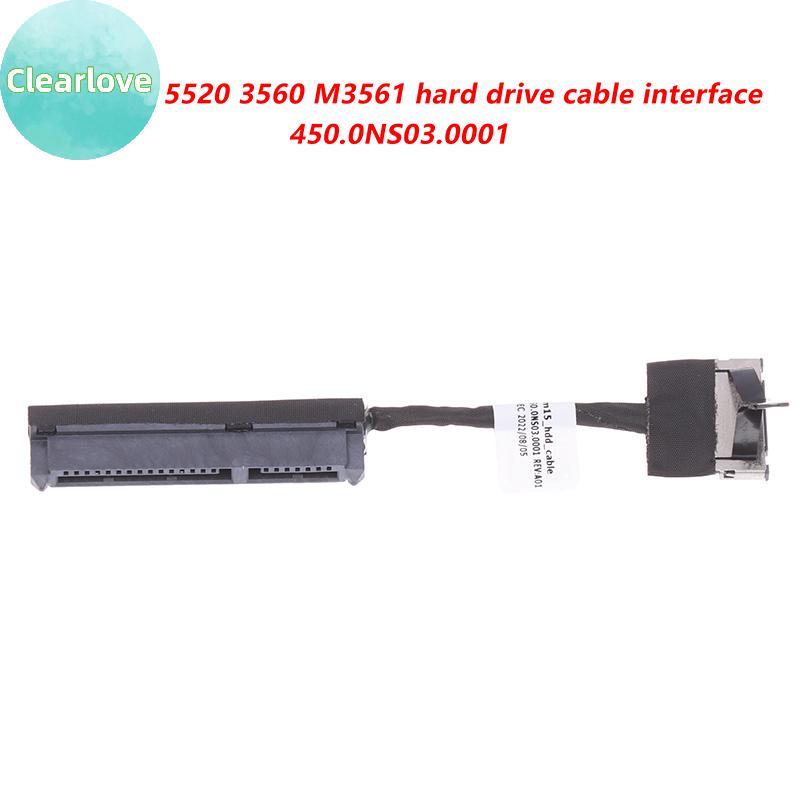 Clearlove HDD Connector สําหรับ Latitude 5521 E5521 E5531 5520 5531 Precision 3561 3560 3571 M3571 0