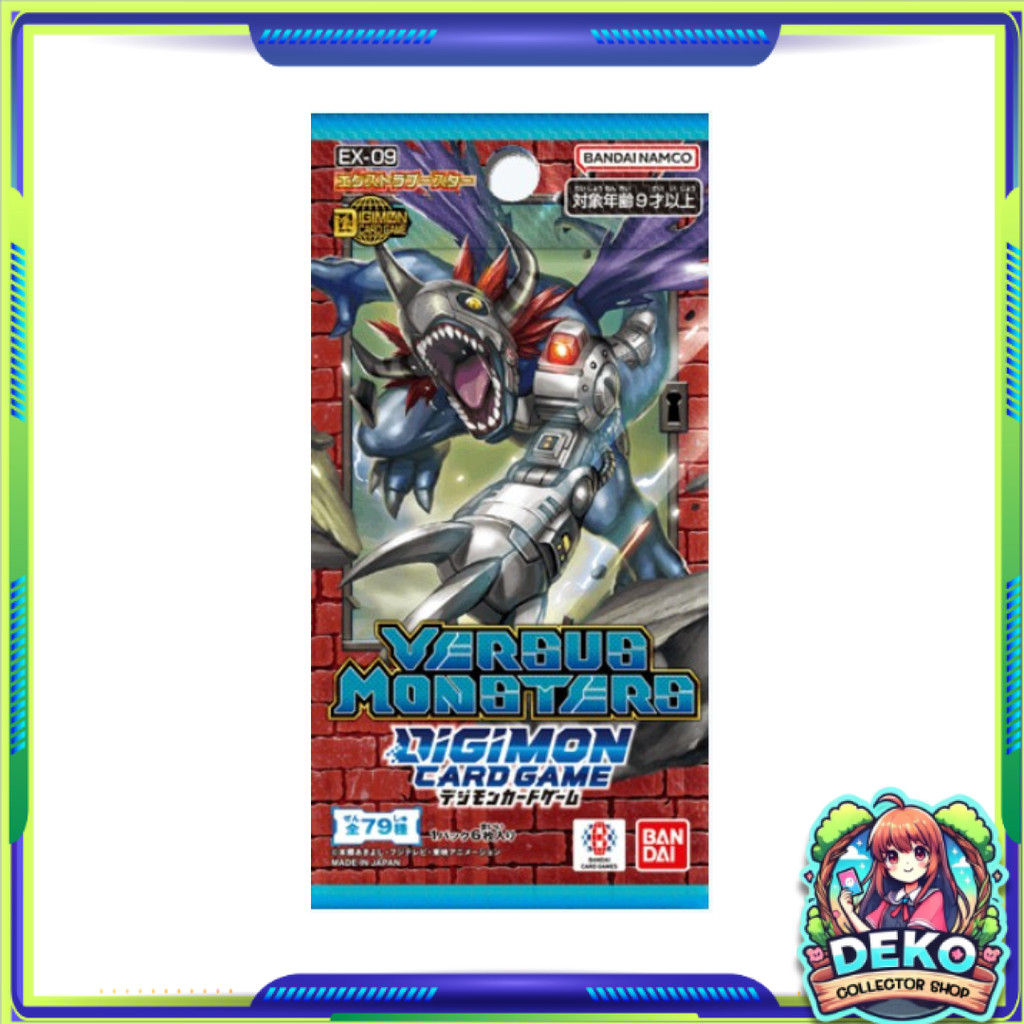 [ พร้อมส่ง!! ] แยกซอง การ์ดเกม Digimon Card Game VERSUS MONSTERS Booster Box [EX-09] (p3)
