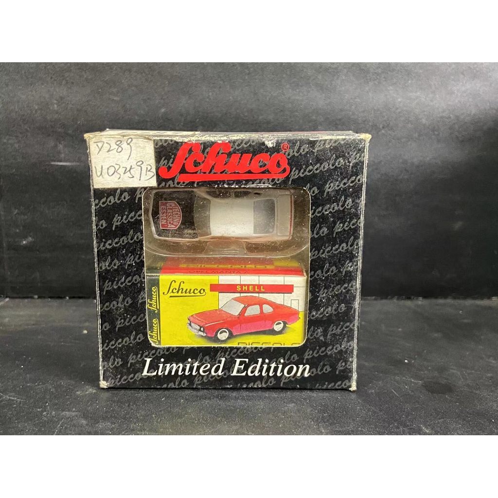 [คลังสินค้าพร้อม] schuco schuco 1/87 Opel Manta ฝาครอบสีขาวสีดํา Solid Alloy Car Model piccolo 1/90 