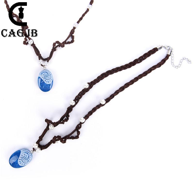 [CAGJB] เด็กผู้หญิงผู้หญิงแฟชั่น Moana Nelace คอสเพลย์จี้เครื่องประดับโซ่ Nelace UOM