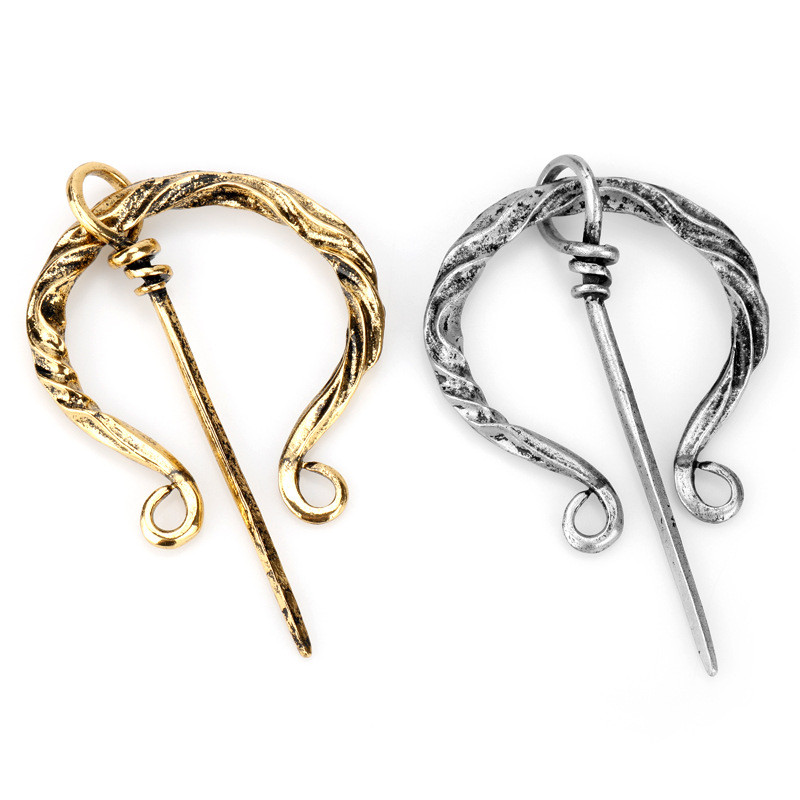 Spot Goods#Hot-Selling Nordic Style Beijing People Brooch Pin Belt Buckle Denim Badge Accessories In