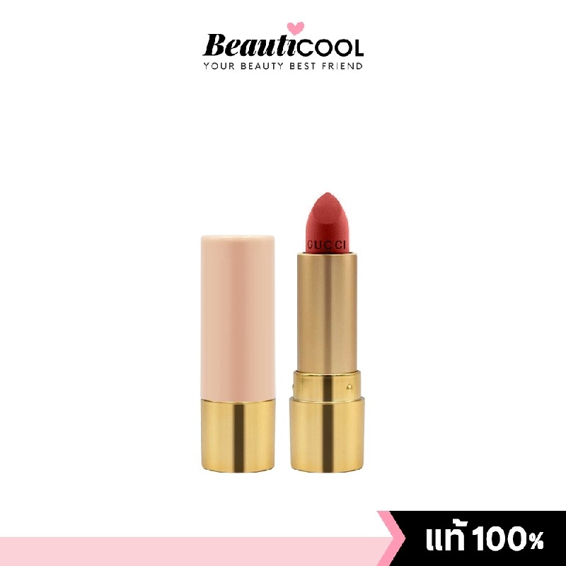 GUCCI Lip Color Rouge A Levres Mat 1g ลิปสติกเนื้อแมตต์สุดหรู เนื้อนุ่ม สีสวย ทาง่ายไม่ตกร่อง