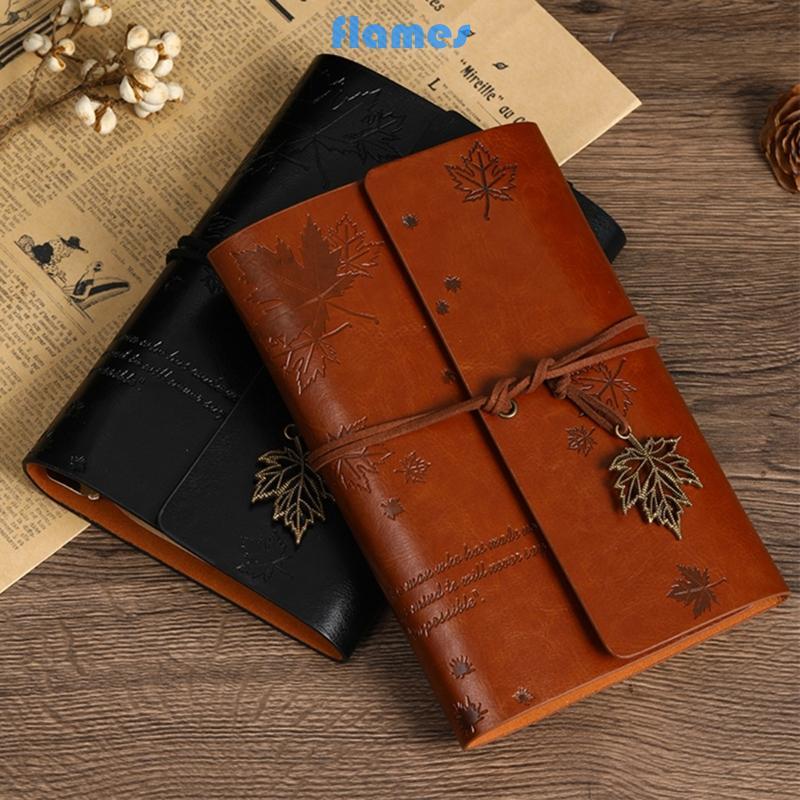 FL A 6 Journal Notebook Retro Notebook Travel Notebook Maple Leaf Notebook