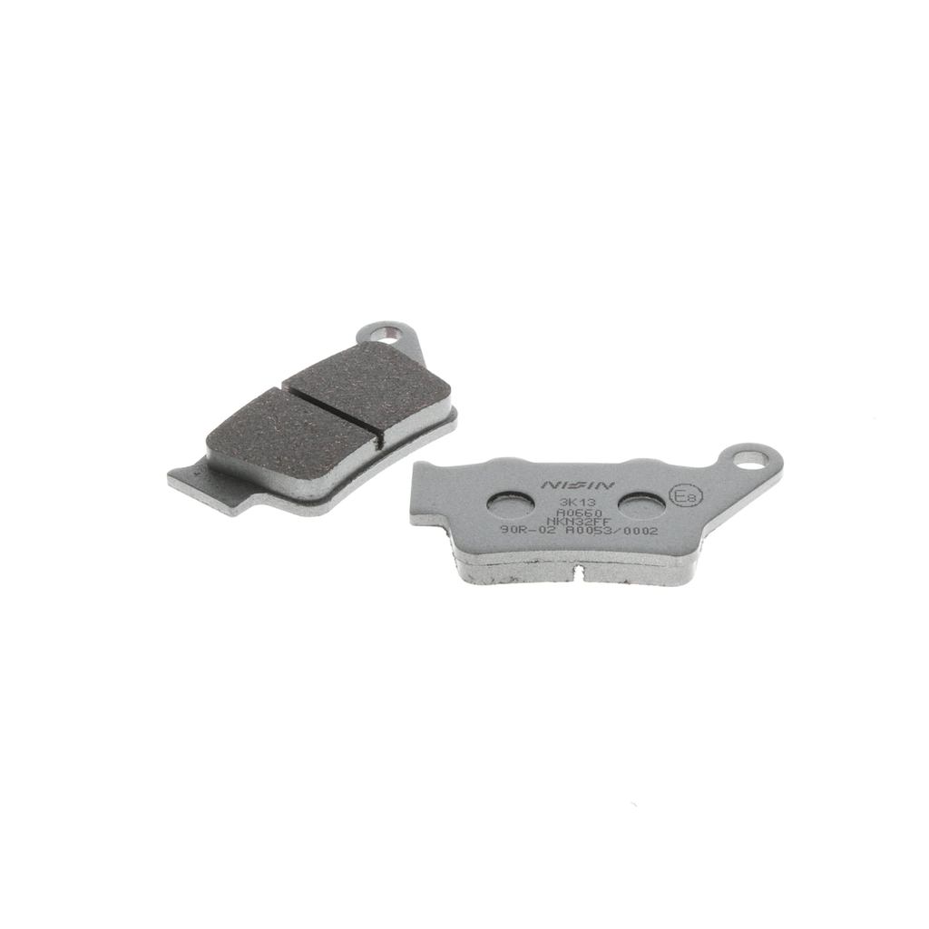 Nissin Premium Semi-Metal Brake Pads, Model A0660, 1 Set of 2, for Motorcycles. High-quality perform