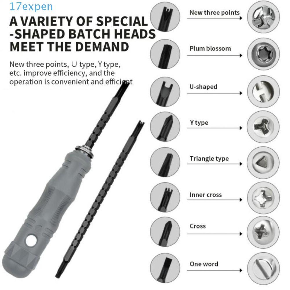 EXPEN ไขควงสามเหลี่ยมอเนกประสงค์ Torx Key Double-Head Ratchet Screw Driver สําหรับซ่อมโทรศัพท์ Teles