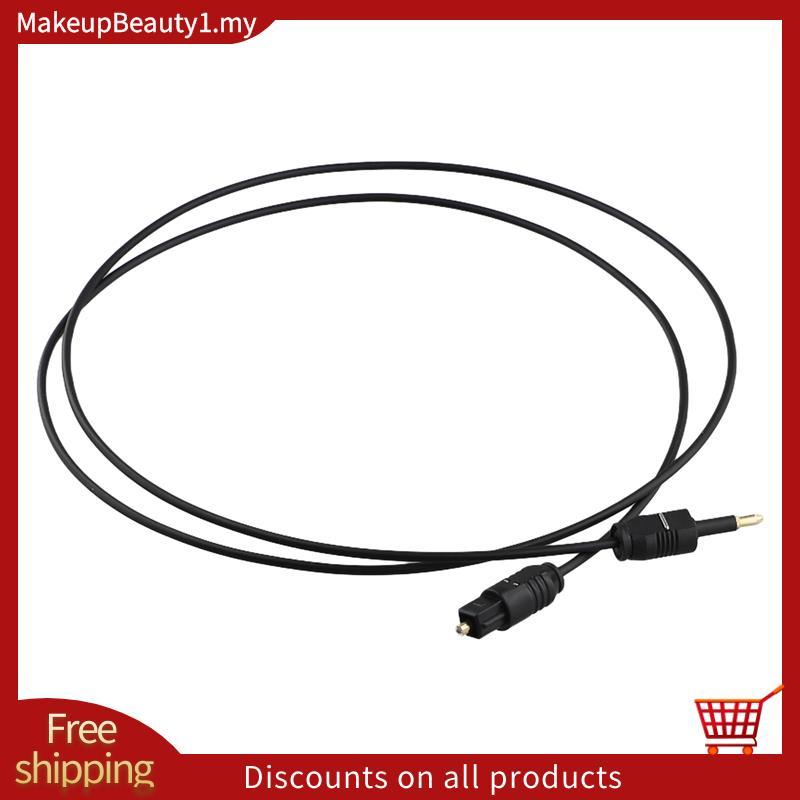 1m 3ft Toslink to Mini Plug 3.5 มม.ดิจิตอล SPDIF สายสัญญาณเสียงชุบทอง