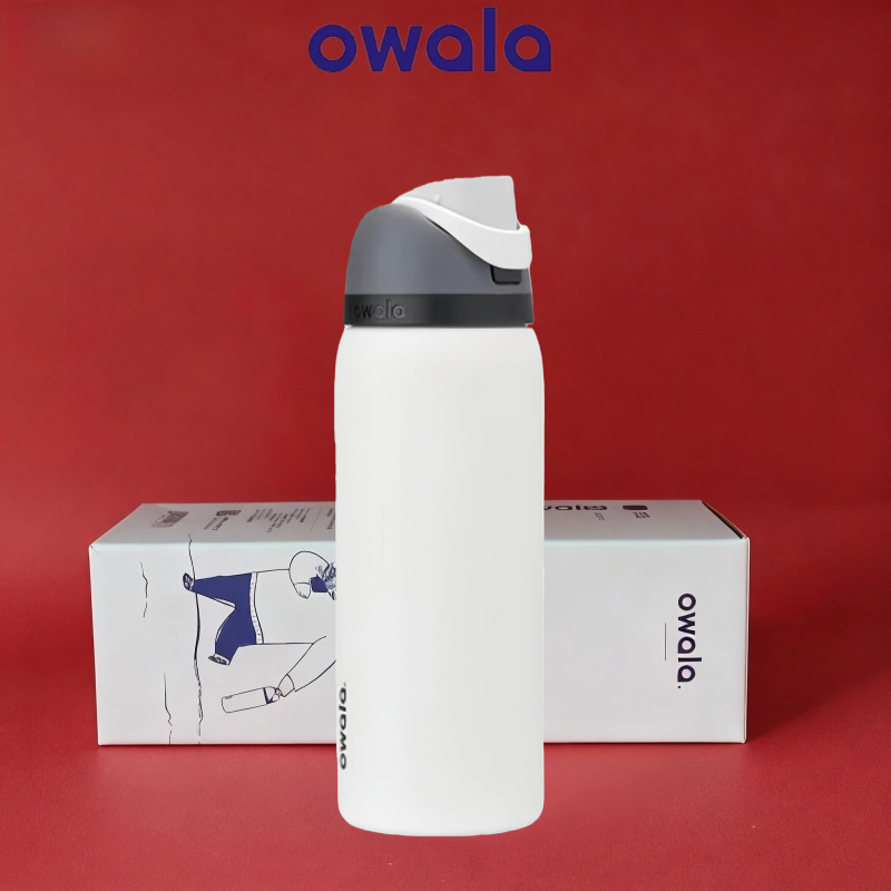 โอวาล่าฟรีจิบ™ ขวดน้ํา 24ออนซ์ 32ออนซ์ - โหมดดื่มคู่, สแตนเลสหุ้มฉนวน