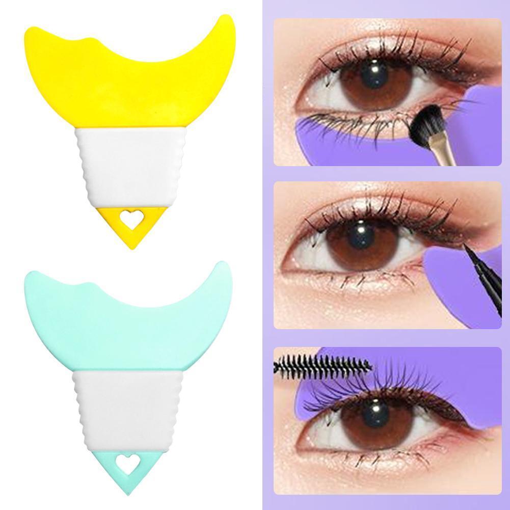Eye Makeup Stencils Professional Eyeliner Template Shield Too Applicator Baffle Mascara Makeup T4v1