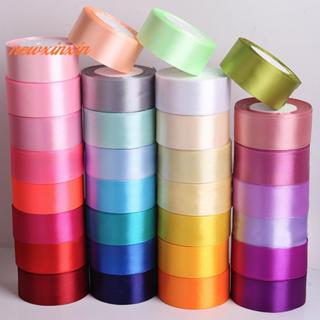 [NT-t] 4 ซม. 25 หลาซาตินริบบิ้นม้วนของขวัญทําด้วยมือ Paaging…