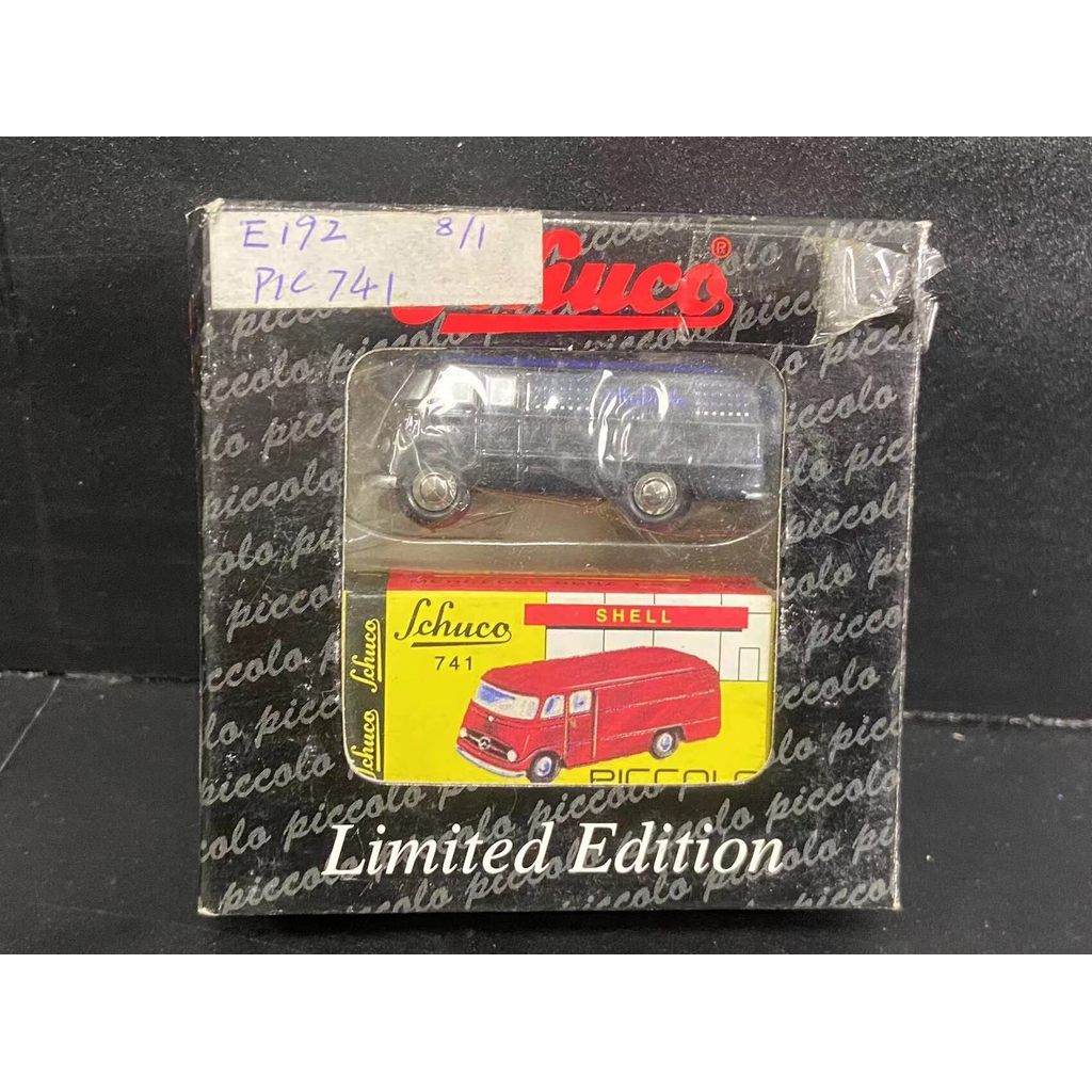 [คลังสินค้าพร้อม] schuco schuco 1/87 Mercedes-Benz L319 สีดํารถโลหะผสมแข็งรุ่น piccolo 1/90 ho Scale