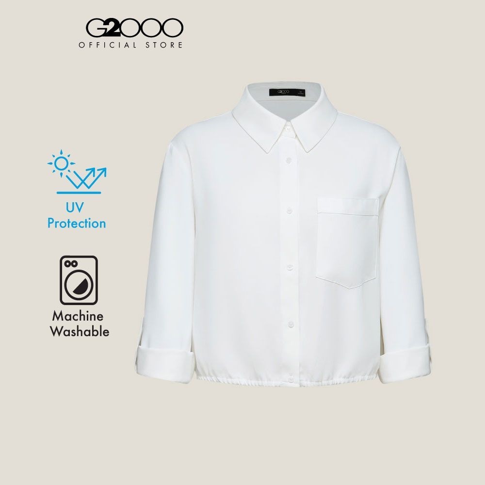 G2000 เสื้อเบลาส์สำหรับผู้หญิง ทรง Regular Fit รุ่น 5124101101 OFF-WHITE