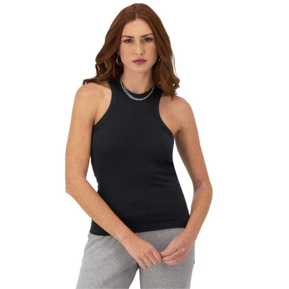 CHAMPION HIGH NECK RIBBED TANK เสื้อกล้ามผู้หญิง